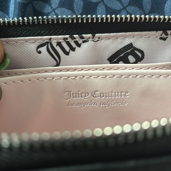 Juicy Couture Black Velvet long zipper Wallet - Picture 11 of 14
